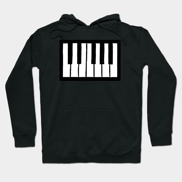 Piano Keys Hoodie by Ian Margolycz